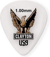 Clayton Acetal standaard plectrums 1.00 mm 12-pack