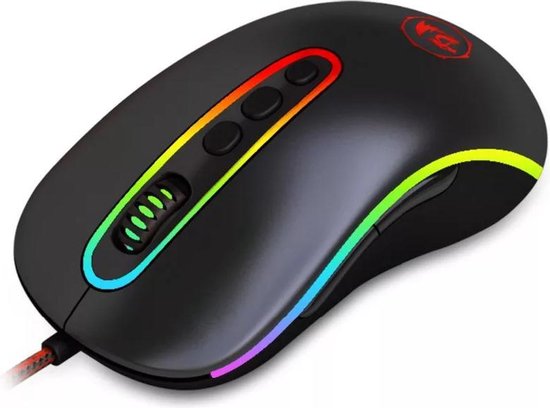 Redragon Phoenix - RDM702 - Gaming Muis - 10000 DPI - RGB Verlichting - Programmeerbaar - Waterdicht - Instelbaar Gewicht