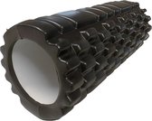 Foam roller - Fitness roller - Zwart - 34cm x 15cm