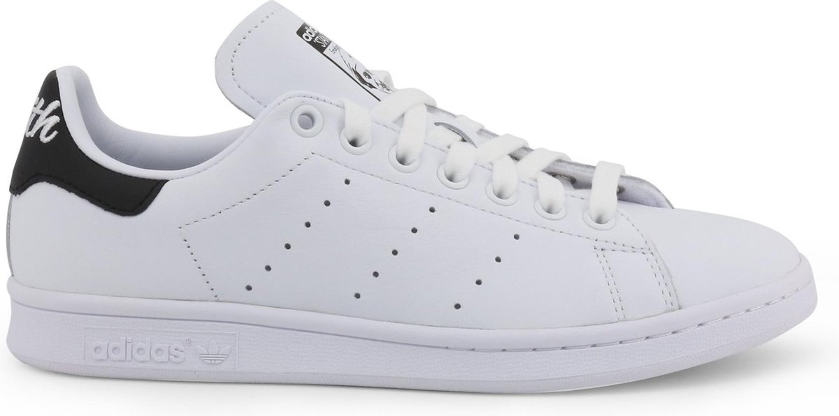 adidas Stan Smith Dames Sneakers - Core White/Core White/Dark Blue - Maat  38 2/3 | bol.com