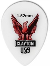 Clayton Acetal small teardrop plectrums 1.52 mm 6-pack