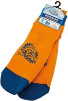 Eberhard Faber EF-1055 Flipper Swimsafe Aquasokken met Anti-Slip Zolen 35-38 Oranje/Blauw