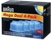 Braun CCR4 Clean & Renew Refill Cartridge 4 Stuks