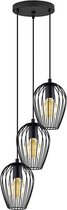 WOONENZO - Hanglamp Dior multi - hanglampen - hanglamp zwart - hanglamp industrieel