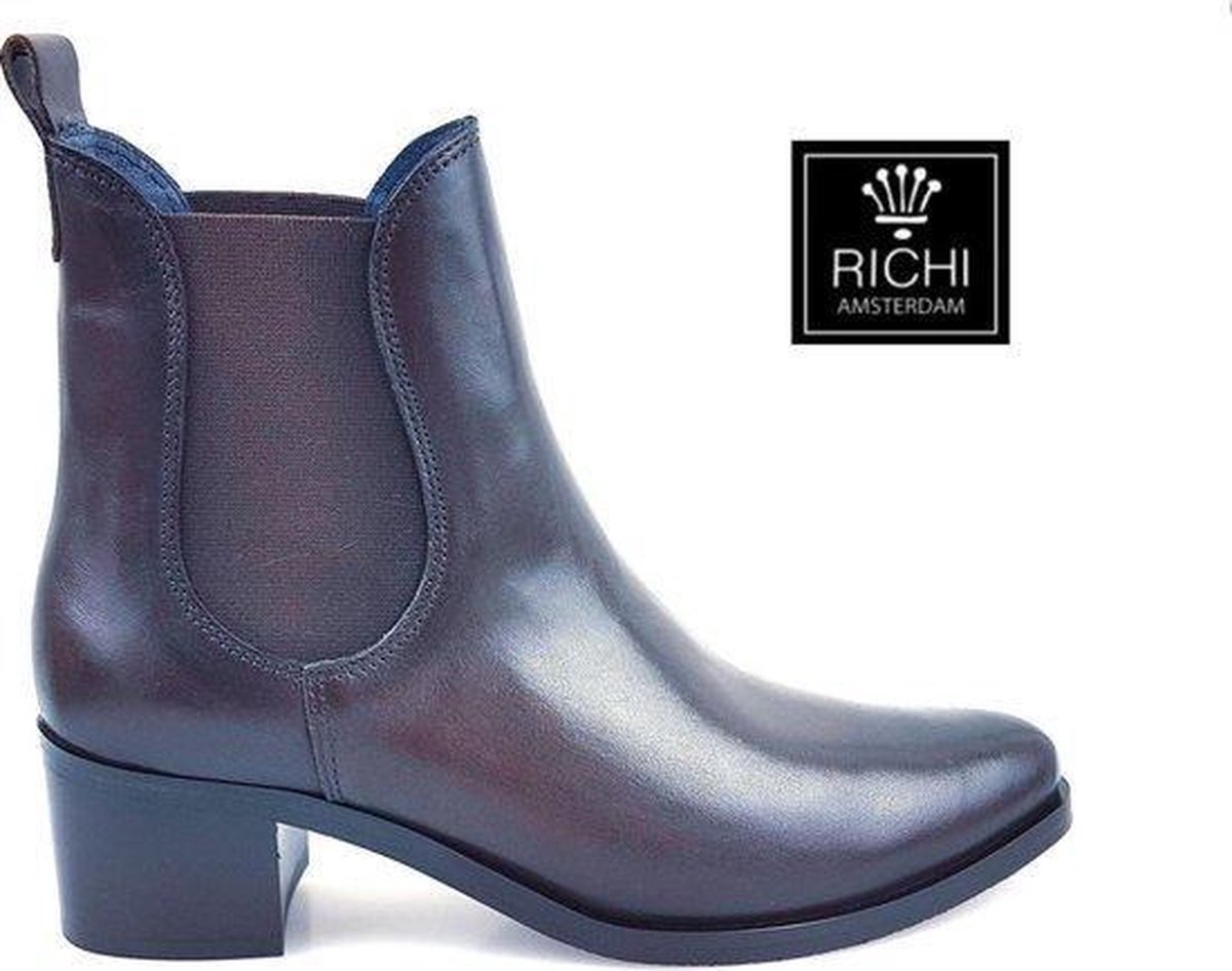 RICHI´S GROTE MATEN DAMESSCHOENEN Richi Amsterdam 79263-01 Bottine Marpel Brown