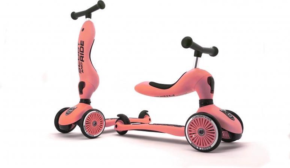 Scoot and Ride - Highwaykick 1 - loopfiets - kinderstep - Peach