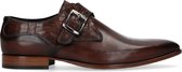 Black label - Heren - Bruine leren gespschoenen - Maat 42