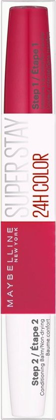 Maybelline Superstau 24H Lippenstift - 195 Raspberry