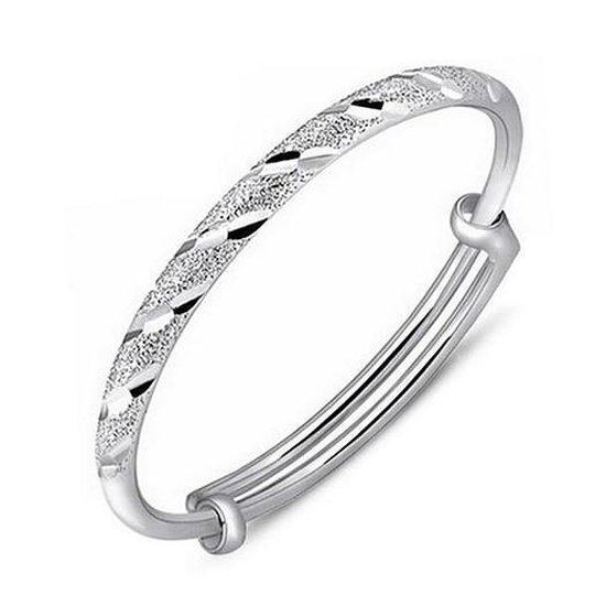 plotseling Vuil Illustreren Mode Armband 925 Sterling Zilveren Verstelbare Manchet Armband Voor Vrouwen  | bol.com