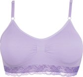 MAGIC Bodyfashion Comfort Bra Spaghetti Lace Lavender Vrouwen - Maat XXL