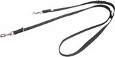 Julius-k9 super-grip verstelbare leiband Zwart/grijs 2,2m