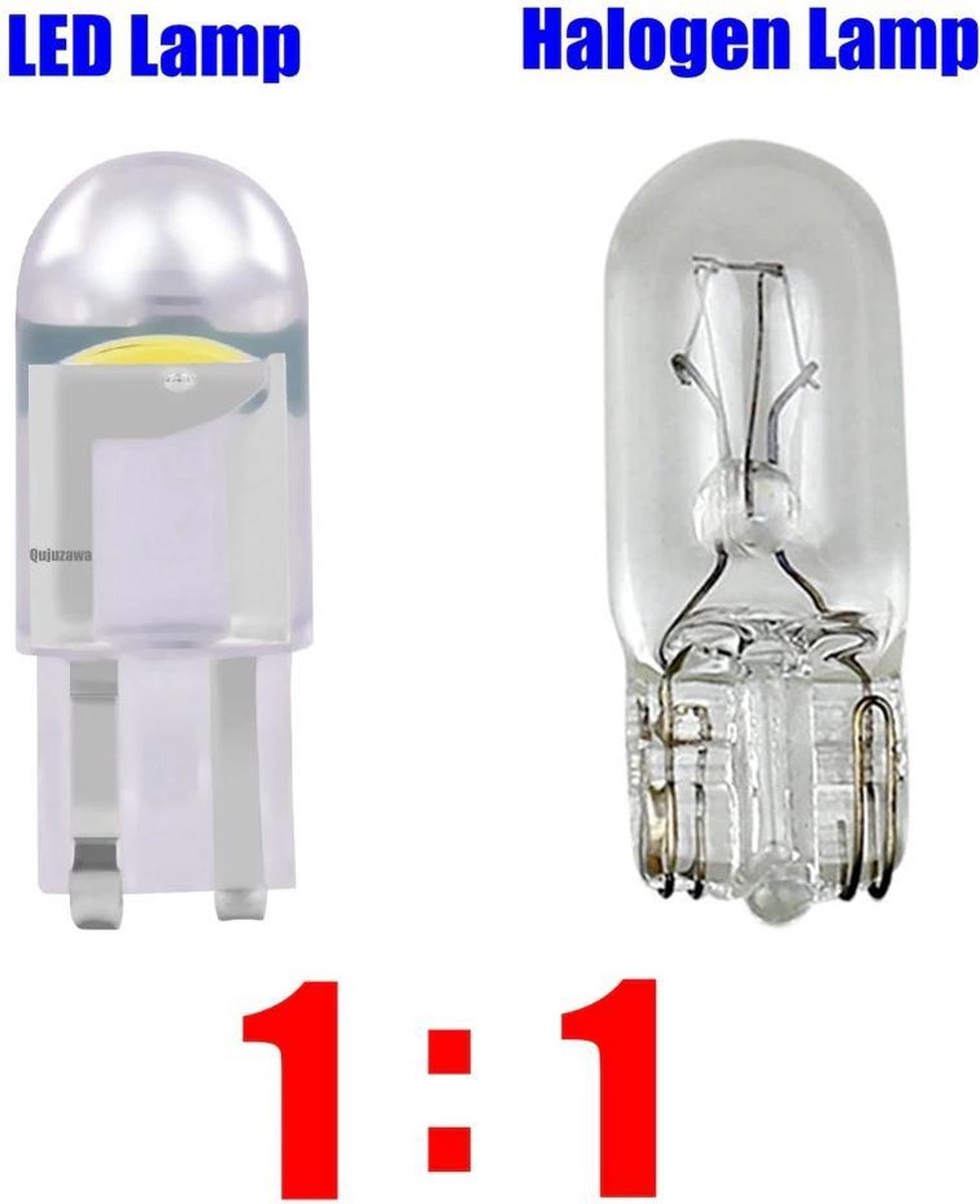 T10 W5W LED lamp 12 volt (2 stuks) | bol.com
