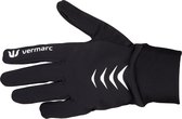 Vermarc Sports Fietshandschoenen Vermarc Roubaix Zwart/Wit - Maat: S/M, Kleur: Zwart