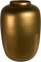 Gouden Vaas Artic | Vase The World Vaas Artic Goud | Medium | Ø25 x H35 cm | Vase The World