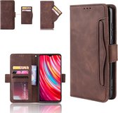 Samsung Galaxy M11 Book Case Bruin Cover Case Hoesje Lederen Pu PMBL