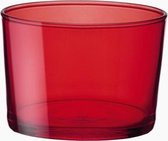 Bodega Tumbler - Waterglazen - Drinkglazen - Whiskeyglazen - 20cl - 3 stuks - rood