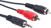 PremiumCord-kabelaansluiting 3,5 mm-2xRCA (Tulp)