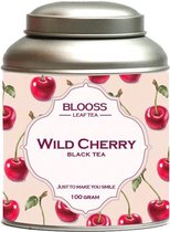 Wild Cherry | zwarte thee | losse thee | 100g | in theeblik