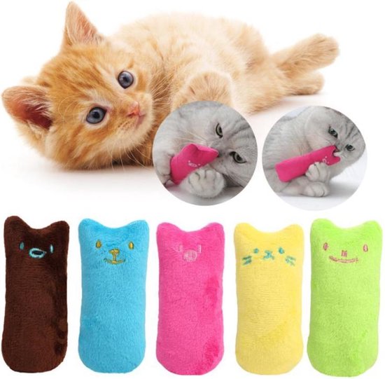 Cabantis|Catnip knuffeldier|Katten-speelgoed|Kattenkruid|Knuffeldier|Groen
