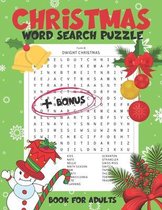 Christmas Word Search Puzzle Book for Adults