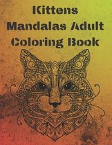 kittens mandala Adult coloring book