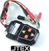 JTEX Professionele Auto & Motor Accu Batterij tester - 12V - Accutester - 12 volt - KW208