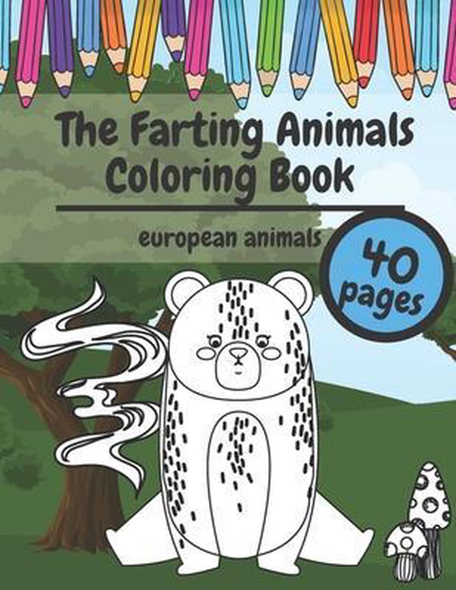 The Fartings Animals Coloring Book van Drew Jones