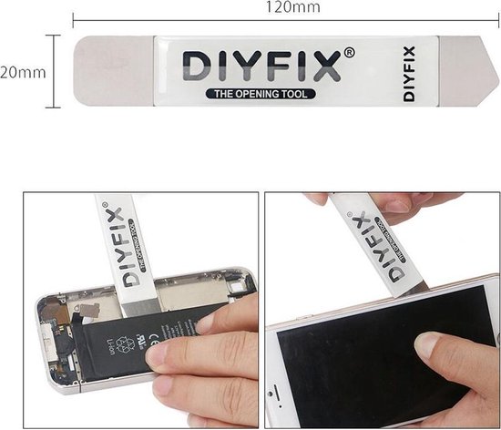 DIYFIX 23 in 1 Mobiele Telefoon Reparatie Tools Set voor iPhone X 8 7 6 s 6 Plus Demontage Handgereedschap kit Schroevendraaier Picks Set Spudger - 