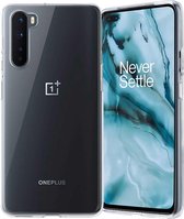 OnePlus nord hoesje siliconen case transparant - hoesje oneplus nord - Oneplus nord hoesjes cover hoes