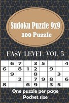 100 Sudoku Puzzle 9x9 - One puzzle per page