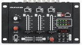 DJ21 DJ-mixer mengpaneel USB zwart