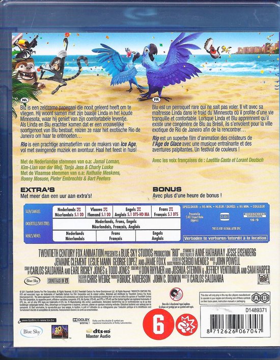 Rio (Blu-ray) - Disney Movies