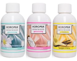 Wasparfum Horomia | set 3 x 250 ml Bianco infinito, Soffice talco, Vaniglia di mirra