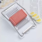 Eiersnijder -Lunchworst Snijmachine- Banaan Fruit Snijmachine-RVS- 22*12*5cm