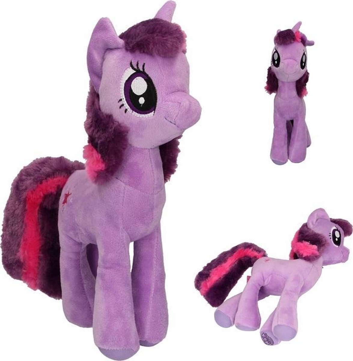 Mon petit poney en peluche Twilight Sparkle - 30x18x8cm - Violet | Cheval  de câlin |... | bol.com