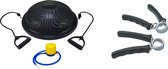 Tunturi - Fitness Set - Balanstrainer - Balance Trainer & 2 Knijphalters