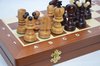 Afbeelding van het spelletje Chess the Game - Handgemaakte decoratief schaakspel - Elegante schaakstukken - Eyecatcher!