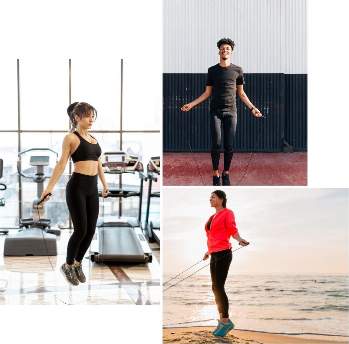 Professioneel Springtouw voor volwassenen - Lichtgewicht - Speedrope - Verstelbaar met Kogellager - Jumprope - Crossfit — afbeelding 5