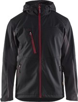 Blaklader 4753 Softshell Werkjas Zwart/Rood