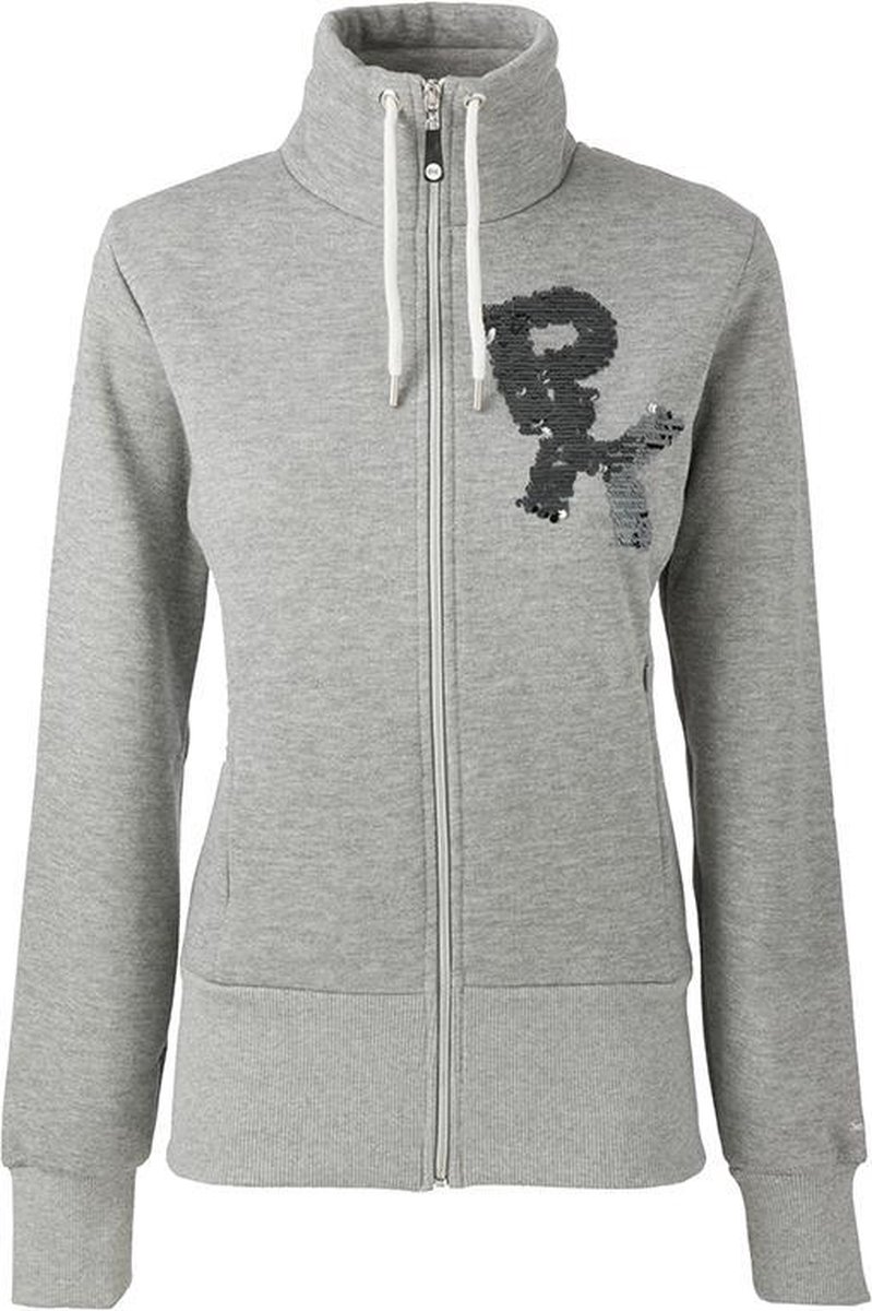 PK International Sportswear - Sweatvest - Dylano Kids - Zilvergrijs - 170