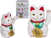 Wuivende Kat Lucky Cat Wit
