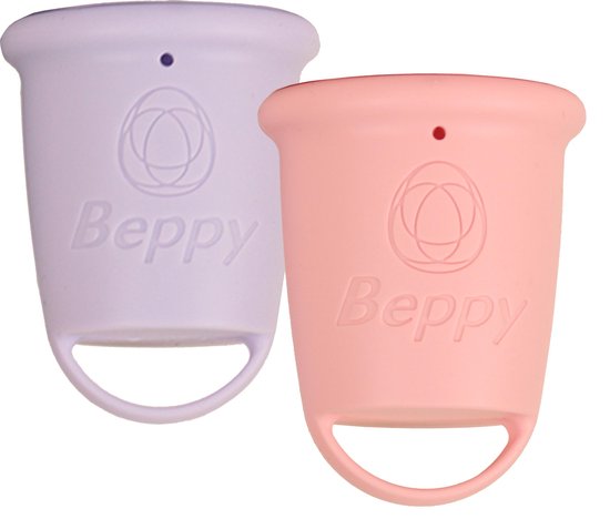 Beppy - Menstruatiecup - Cotton Candy 2 stuks + Lady to go - 1 roze cup & 1 paarse menstruatiecup.