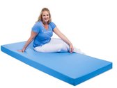 Dutchblue.com Premium Memory foam matras - toplaag van 4 cm premium visco elastisch traagschuim - 10 jaar garantie op het traagschuim - Antiallergische PU-matrashoes - afmeting 90x