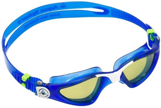 Aquasphere Kayenne - Zwembril - Volwassenen - Green Polarized Lens - Blauw/Wit