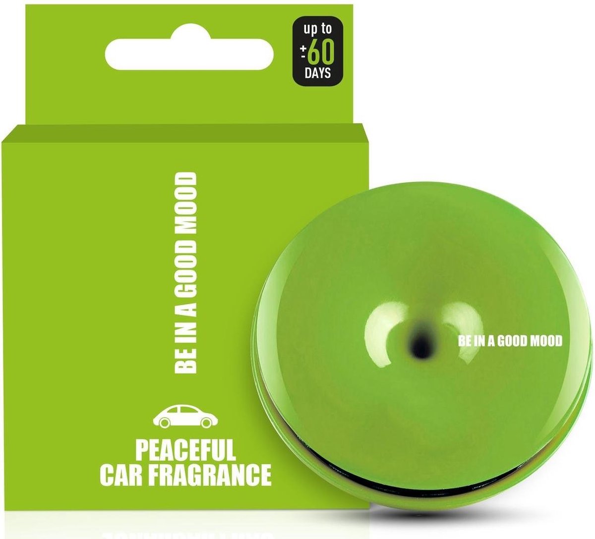 BE IN A GOOD MOOD CAR FRAGRANCES| Etherische oliën | Car Air Freshener met easy-to-use Air Vent Diffuser | Boost Your Mood & Elimineert Onaangename geuren (Peaceful)