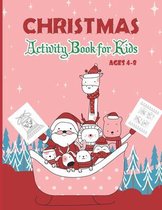 Christmas Activity Book for Kids Ages 4-8