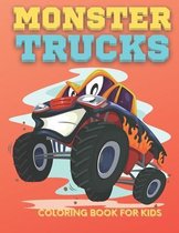 Monster Trucks Coloring Book for Kids