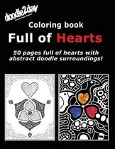 Coloring book Full of Hearts