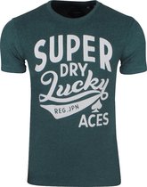Superdry - Heren T-Shirt - One Colour - Groen