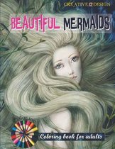 CREATIVE DESIGNS BEAUTIFUL MERMAIDS COLORING BOOK FOR ADULTS 30Sheets SIZE 8.5 x11